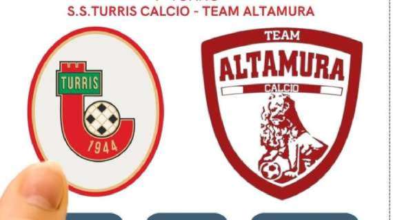 LIVE Turris-Altamura 1-1 (13'st Leonetti r, 37'st Pugliese) FINALE