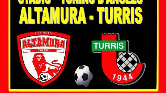 LIVE Altamura-Turris 1-1 (4'st Improta, 42'st Santaniello) FINALE