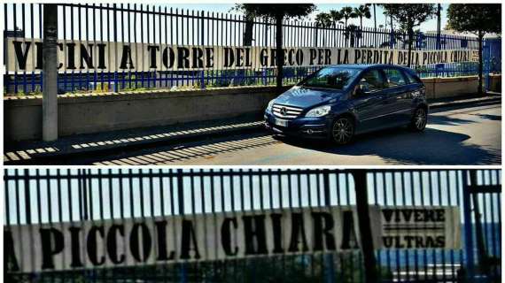 Solidarietà Ultras - Anche i tifosi del Savoia ricordano Chiara: "Vicini a Torre del Greco..."