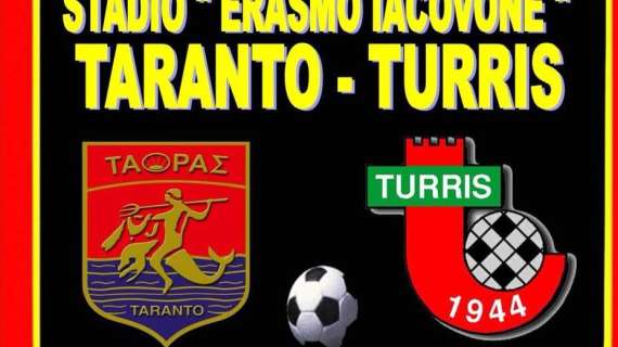 LIVE Taranto-Turris 3-1 (28'pt ,12'st e 17'st D'Agostino, 33'pt Improta U.) FINALE