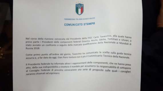 Comunicato FIGC sul Consiglio Federale: regolare prosecuzione dei campionati Pro, chiusa la D. Termini per le iscrizioni nella seconda metà di agosto...