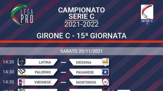 Girone C: ecco il palinsesto del prossimo turno!