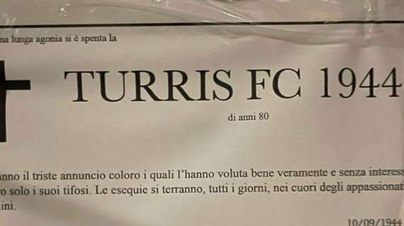 Impasse tra ufficiosità e ufficialità, tra menzogne e fantasie: Turris ridotta a un "morto che cammina...", in attesa della sentenza finale...