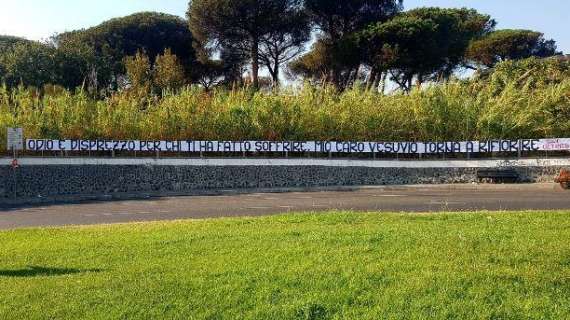 Turris, messaggio al Vesuvio da parte degli ultras: "Odio per chi ti ha fatto soffrire. Torna a rifiorire!"