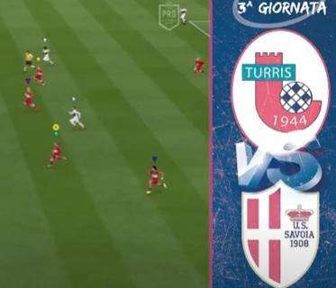 VIDEO - Turris-Savoia su PS4: rivedi il match