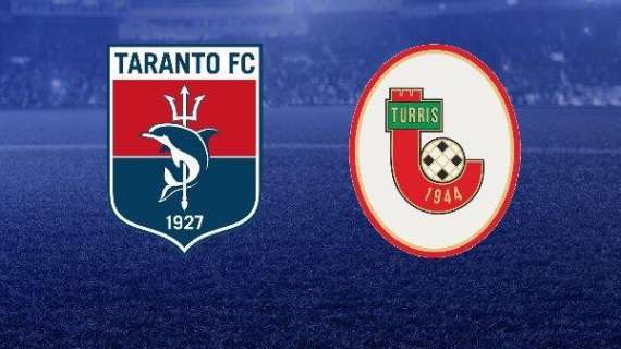 LIVE Taranto-Turris 3-1 (7'pt Calvano, 43'pt D'Auria, 47'pt Enrici, 35'st Bifulco) FINALE