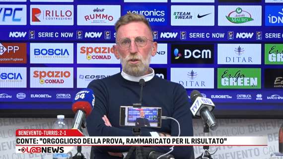 Turris, Conte: "Gioco Altamura diverso dal Benevento, serviva più pazienza. Lavoro con Ndiaye per evitare certi blackout, sulla classifica..."