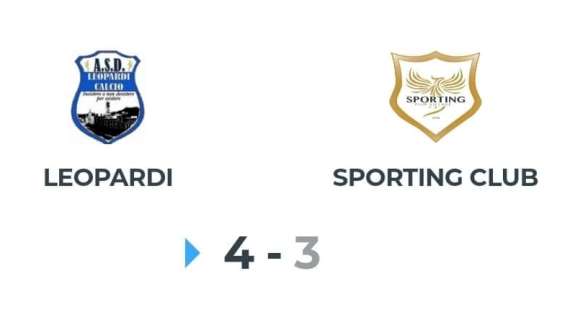 LEOPARDI CALCIO - Vittoria contro lo Sporting 