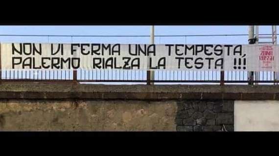 Bomba d'acqua a Palermo - Il messaggio di solidarietà degli ultras della Turris