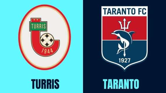 LIVE Turris-Taranto 1-2 (19'pt Tascone, 30'pt Tascone aut, 27'st Saraniti) FINALE