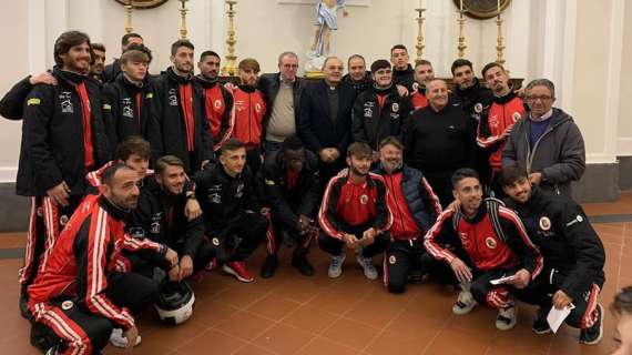 La Turris rende omaggio all'Immacolata: squadra in Basilica Santa Croce