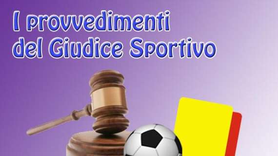 Giudice Sportivo: due le squalifiche e un club multato. Non omologata Nardò-Picerno...
