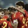L'Udinese celebra il gol di Iker Bravo con la Spagna Under 21