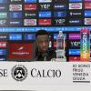 Udinese, Kamara in conferenza stampa: "Il lavoro di due anni sta pagando"