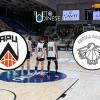 DIRETTA Memorial Brusinelli Aquila Basket Trento-Apu Old Wild West Udine 69-67: QUARTO QUARTO