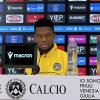 Udinese, Kabasele in conferenza: "Il ritiro è servito. Vorrei rimanere a Udine a lungo"