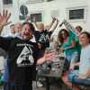 Il noto comico Lillo in visita all'Udinese Club di Milano: la foto