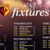Watford, il calendario per la prossima stagione di Championship