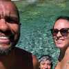 Udinese, Amoroso in visita in Friuli: lo scatto social nel torrente Palar