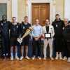 APU Udine, questa mattina squadra ricevuta dal presidente Fedriga a Trieste