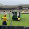 Bluenergy Stadium, procedono i lavori sul manto erboso per la Supercoppa