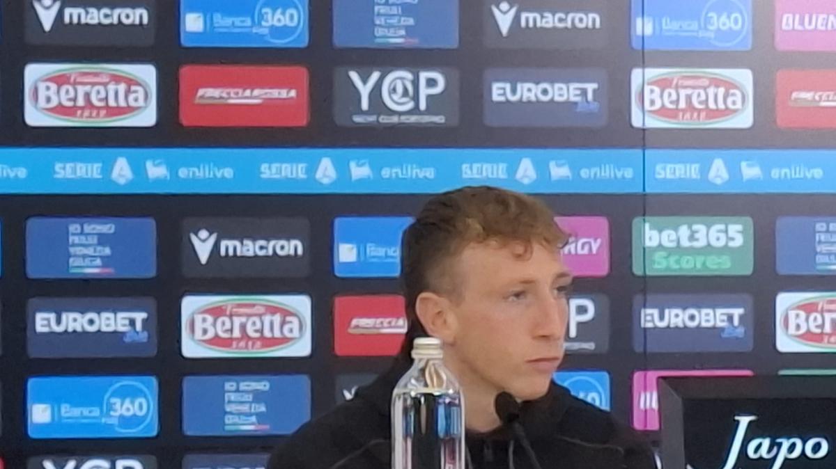 Udinese, Bertola in conferenza: "Avevamo voglia di vincere spinti dal nostro pubblico"