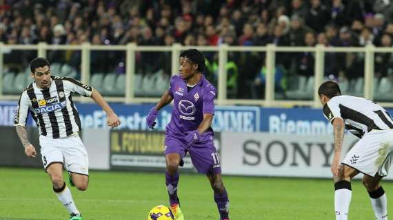 Fiorentina-Udinese, le probabili formazioni: Strama punta su Muriel, Montella su Ilicic