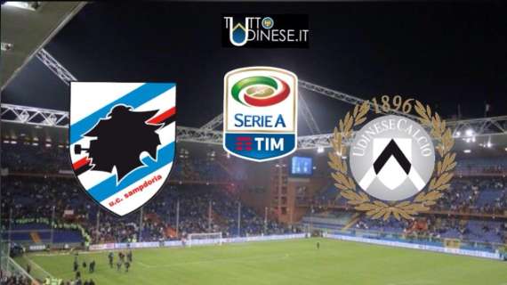 RELIVE Serie A Sampdoria-Udinese 0-0: un buon punto per chiudere il 2016!