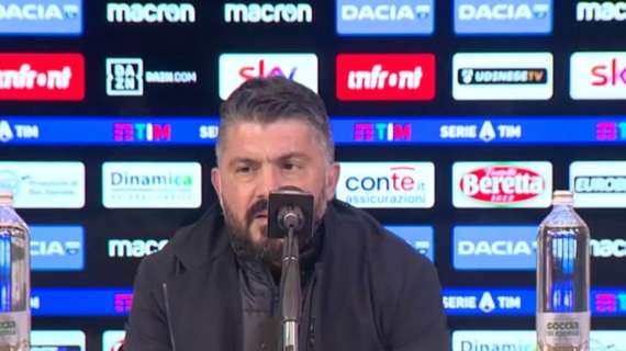 Napoli, Gattuso in conferenza: "Bravi ma anche fortunati"