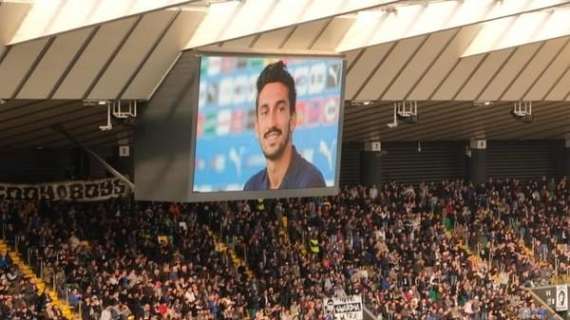 L'Udinese ricorda Davide Astori