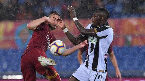 Roma-Udinese 1-0, LE PAGELLE: bianconeri tra note positive e altre negative