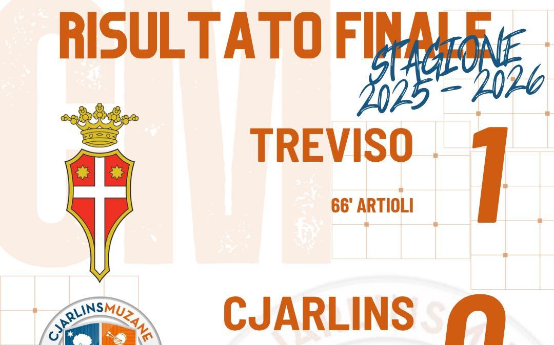 Serie D, Cjarlins Muzane sconfitto nello scontro al vertice con il Treviso