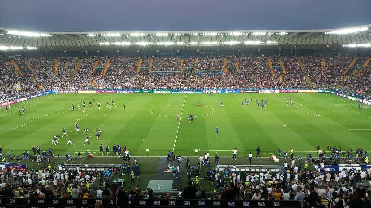 Il messaggio dell'Udinese dopo la Supercoppa Europea: "Un evento internazionale che ha portato il grande calcio nella nostra casa"