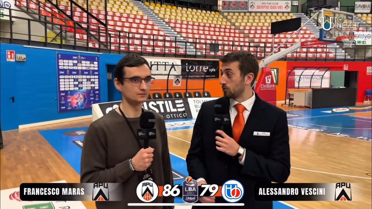 (VIDEO) Apu Udine-Treviso 86-79, il commento post partita