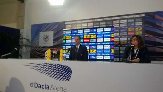 Conferenza stampa, Allegri:"Punti importanti, l'Udinese bene, ma è normale scollarsi dopo due gol da fermo"