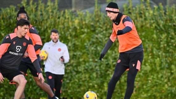 Udinese, seduta tattica in vista del Torino: il report dell'allenamento 