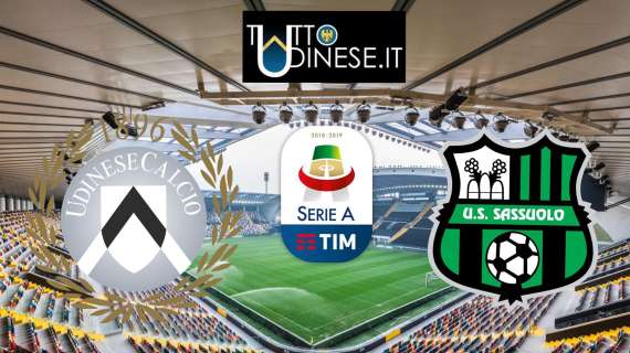 RELIVE Serie A, Udinese-Sassuolo 1-1: punto agguantato nel finale; sconfitta per l'Empoli, bianconeri a più 4 dai toscani terzultimi