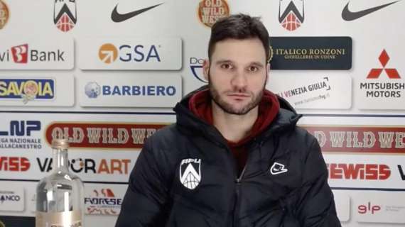 Apu Udine, Giuri: "Siamo riusciti a dare continuità alla partita di Treviglio"