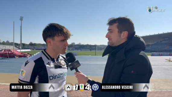 Primavera 1 Udinese-Inter, Bozza: "Gara equilibrata, non possiamo permetterci di mollare"