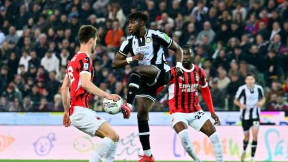 Udinese-Milan, i precedenti: l'ultima vittoria bianconera risale al 2023