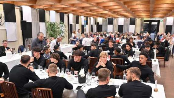 Cena di fine anno per l’AUC. Presente l’Udinese al completo 