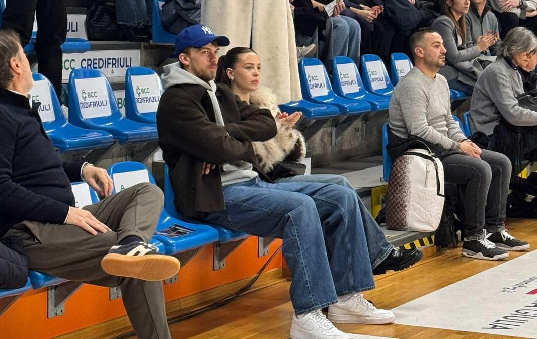 APU Udine: Kristers Zoriks presente alla partita contro Cremona