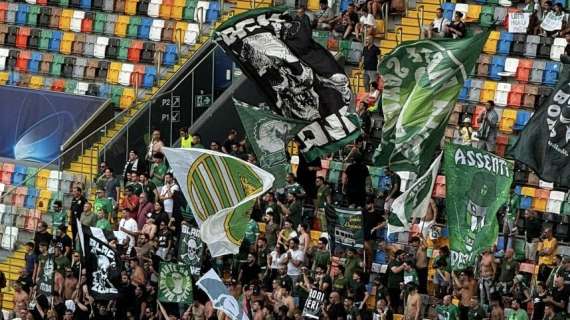 Udinese-Avellino, 5800 gli spettatori presenti: importante risposta degli ospiti