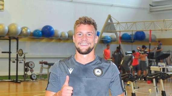 Primi test fisici in palestra per l'Udinese