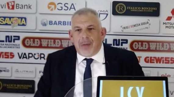 Apu Udine, Martellossi: "Il terzo posto un risultato importante"