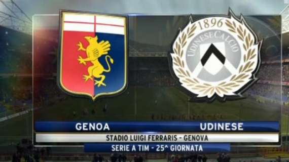 Rivivi il LIVE Genoa - Udinese 1-0: decide il colpo di testa di Kucka