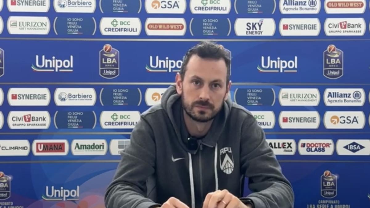 Apu Udine, Gerosa: “L’obiettivo è fare punti; non dobbiamo farci prendere dal nervosismo”