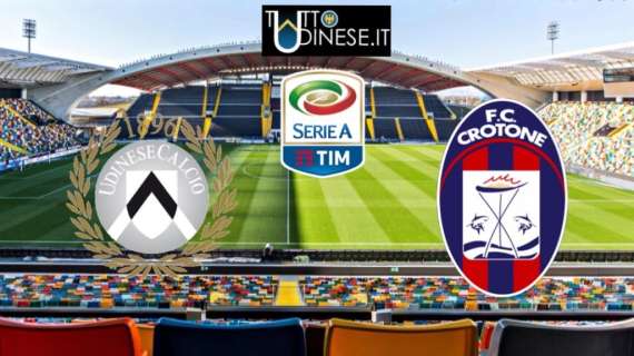 RELIVE Serie A Udinese-Crotone 2-0: Thereau per la terza vittoria di fila!