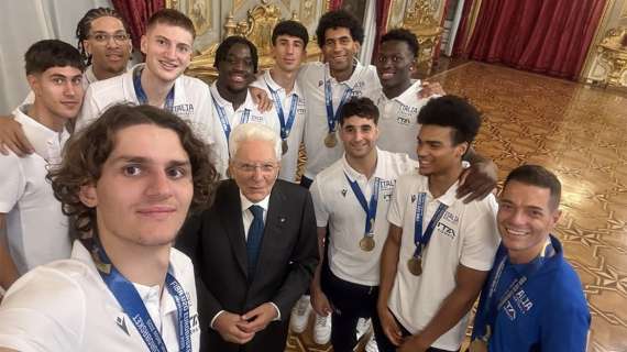 Italia U20 campione d'Europa ricevuta al Quirinale. Capitan Ferrari: "Diversità è un bene prezioso"