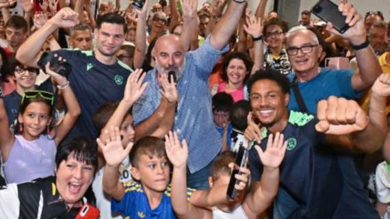 Festa in Curva Nord: entusiasmo bianconero con Okoye ed Ekkelenkamp